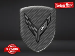 Corvette Fensteraufkleber Luxus Hochwertig Professionell